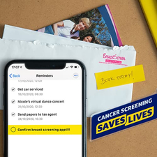 Breast cancer screening image