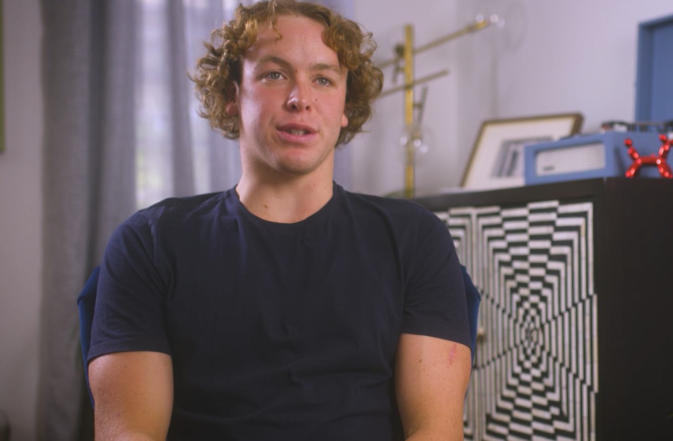 Sam was diagnosed with melanoma at 18. 